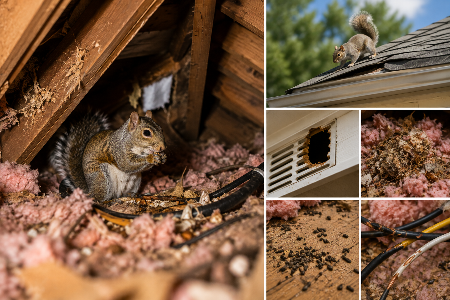 What Causes Squirrel Problems In Dallas Attics?