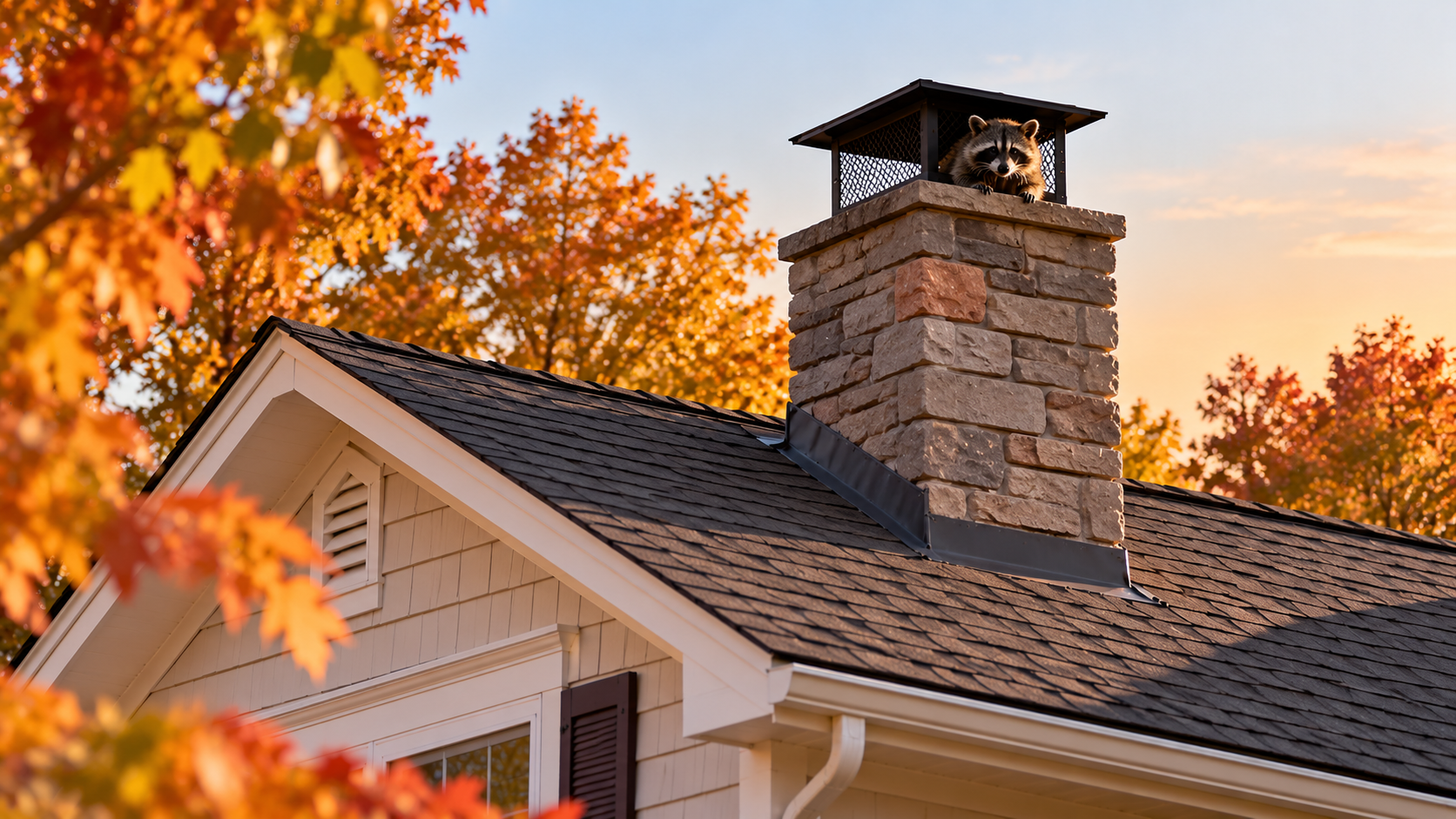 Why Chimneys Become Common Raccoon Entry Points in Fall
