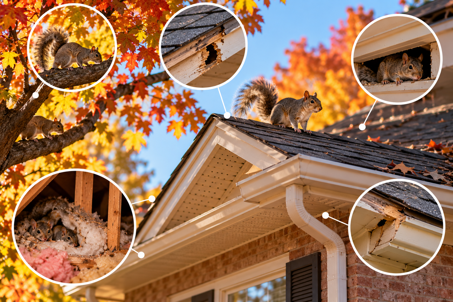 Why Squirrels Become More Active Around Rooflines in Fall